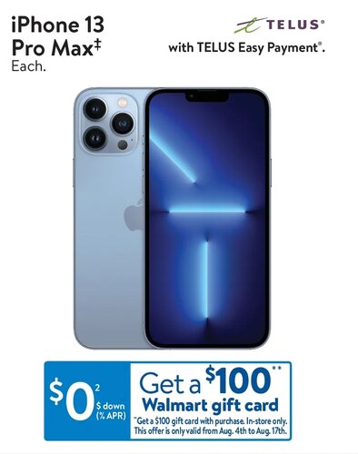 Telus iPhone 13 Pro Max | Walmart deals this week | Walmart ...